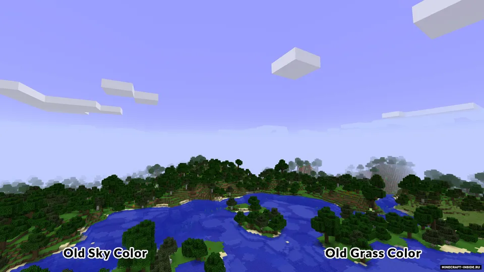 Old Lighting & Old Water — Minecraft resurs pak, rasm 5