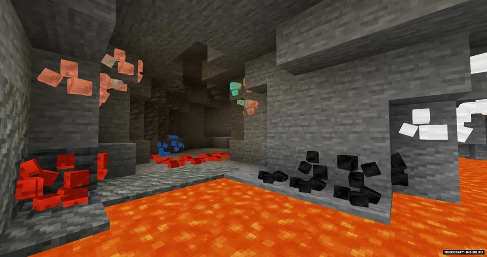 Better 3D Ores — Minecraft resurs pak, rasm 2