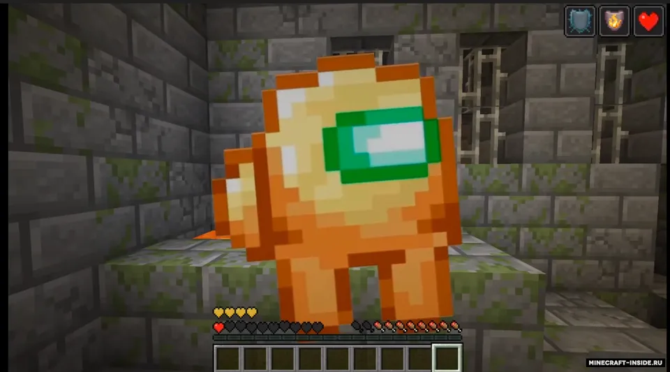 Amogus totem — Minecraft resurs pak, rasm 2