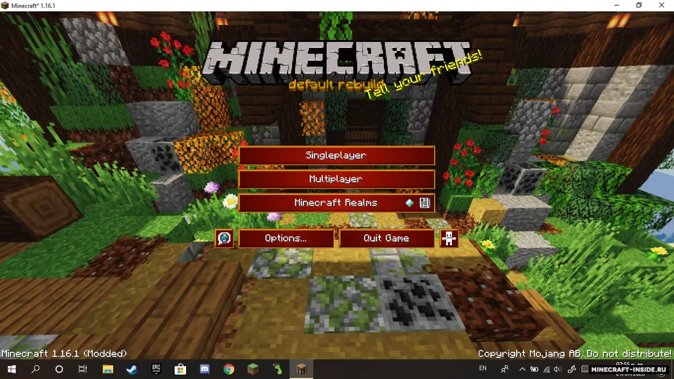 Default Rebuild — Minecraft resurs pak, rasm 3