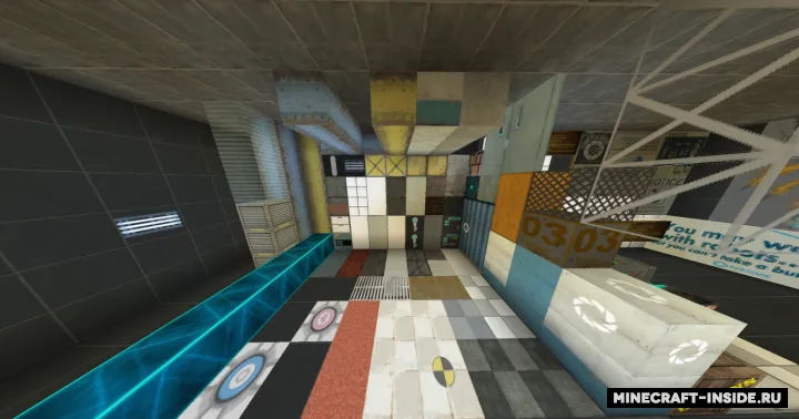 Aperture Science Texture Pack — Minecraft resurs pak, rasm 3