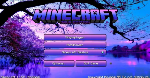 Vaporwave Main Menu — Minecraft resurs pak, rasm 1