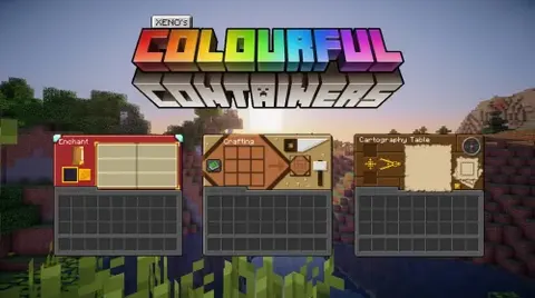 Colourful Containers Dark Mode GUI