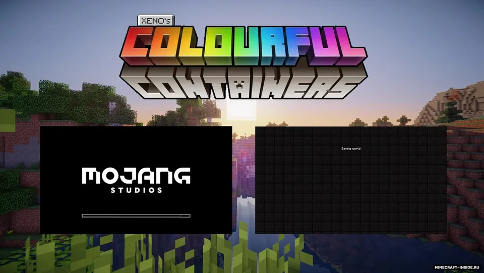 Colourful Containers Dark Mode GUI — Minecraft resurs pak, rasm 7