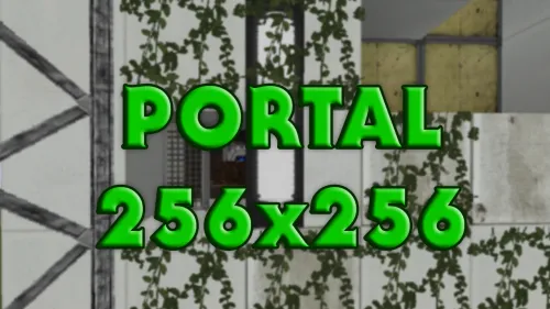 Portal 256x — Minecraft resurs pak, rasm 1