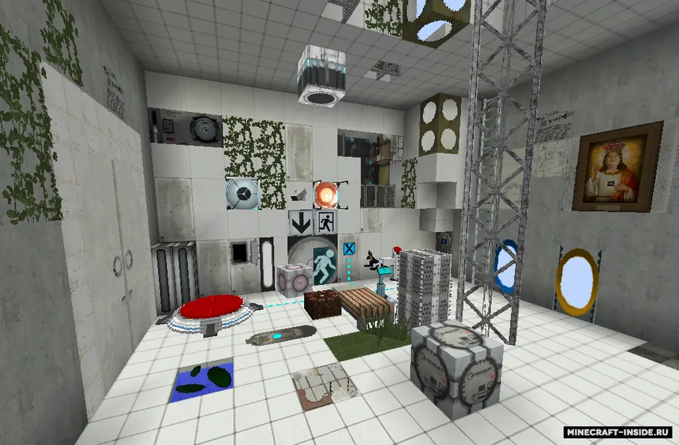 Portal 256x — Minecraft resurs pak, rasm 3