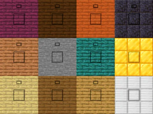 Visible Buttons — Minecraft resurs pak, rasm 1