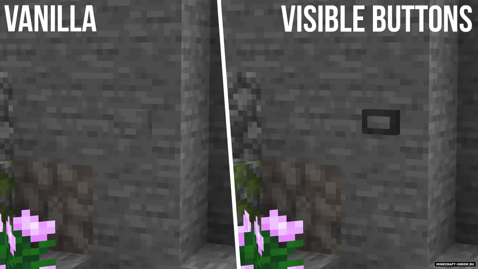 Visible Buttons — Minecraft resurs pak, rasm 2