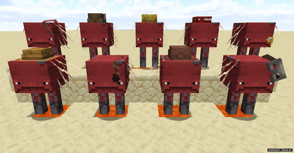 Striders With Hats — Minecraft resurs pak, rasm 2