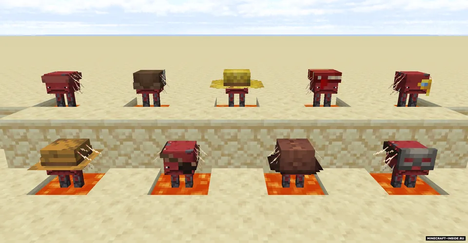 Striders With Hats — Minecraft resurs pak, rasm 3