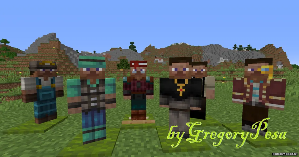 Steve Villagers by GregoryPesa — Minecraft resurs pak, rasm 4