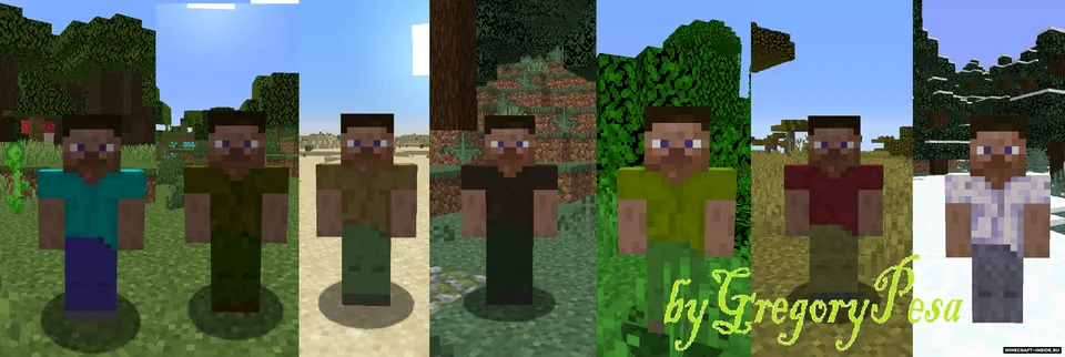 Steve Villagers by GregoryPesa — Minecraft resurs pak, rasm 5