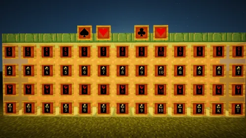 Dark Cards — Minecraft resurs pak, rasm 1