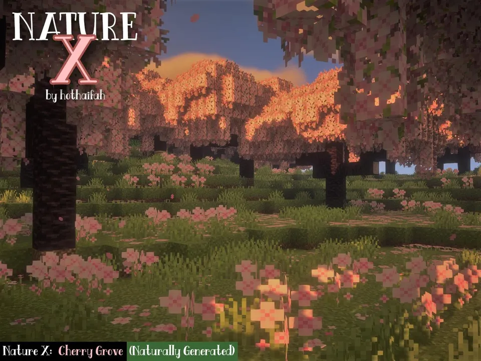Nature X — Minecraft resurs pak, rasm 2