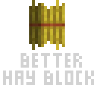 Better Hay Block — Minecraft resurs pak, rasm 1