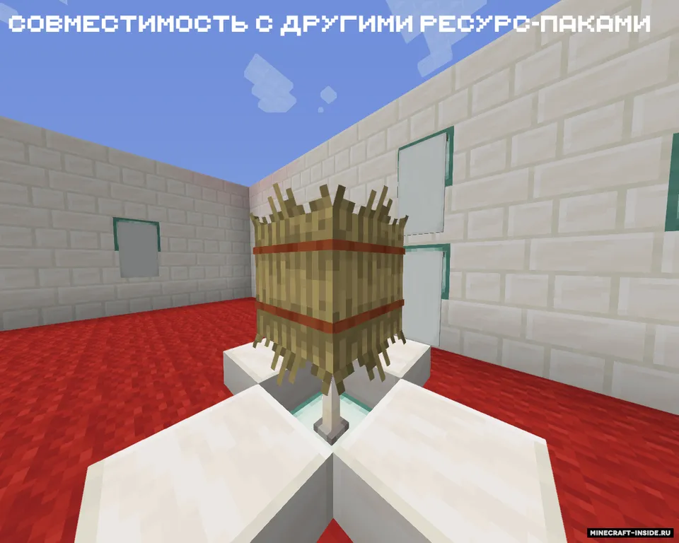 Better Hay Block — Minecraft resurs pak, rasm 4