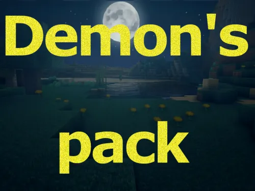 Demon's pack — Minecraft resurs pak, rasm 1