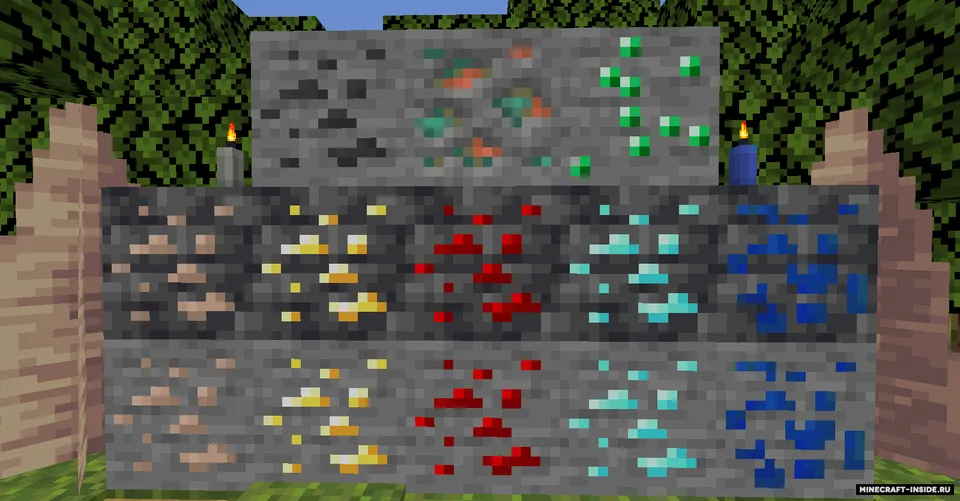 Return Old Ores — Minecraft resurs pak, rasm 2