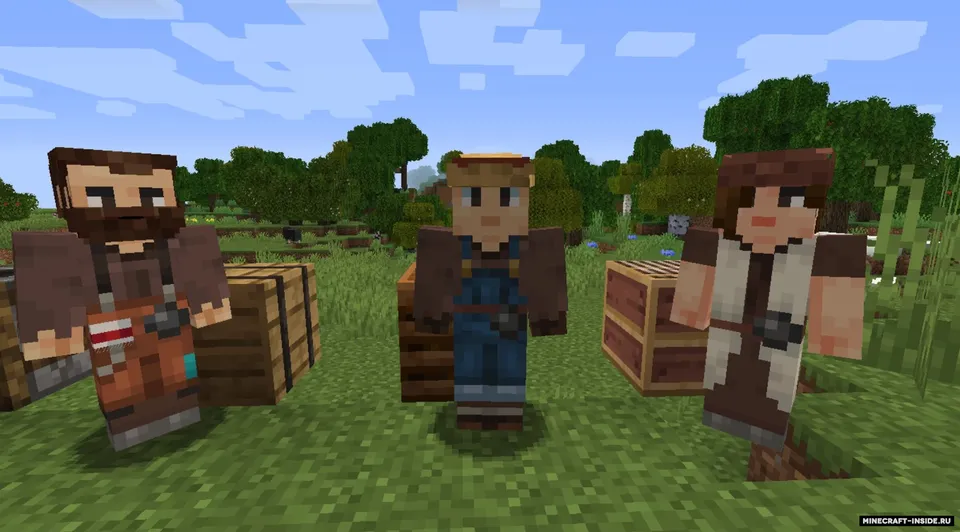 Human/Player Villagers — Minecraft resurs pak, rasm 5