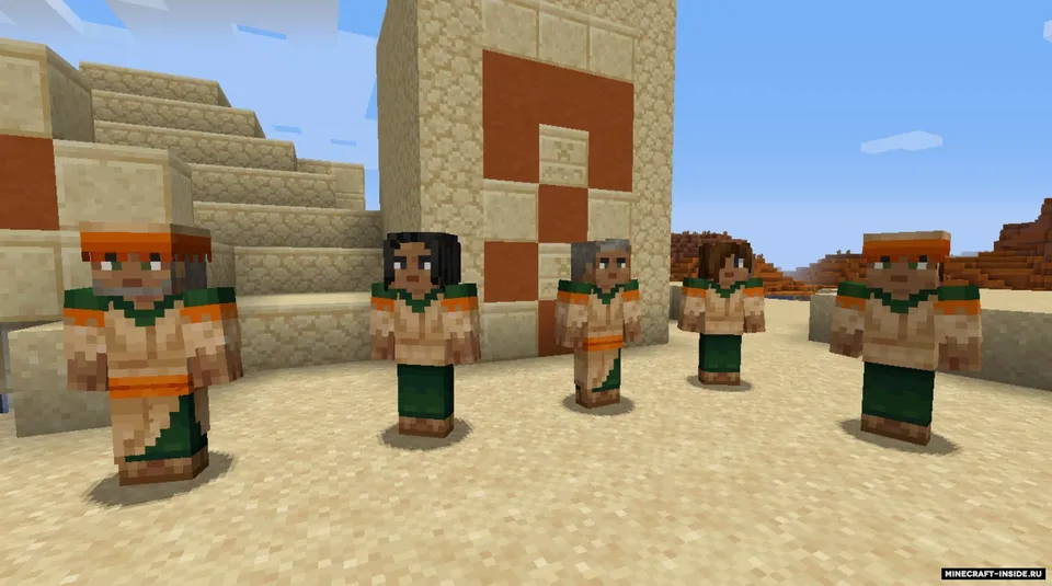 Human/Player Villagers — Minecraft resurs pak, rasm 7