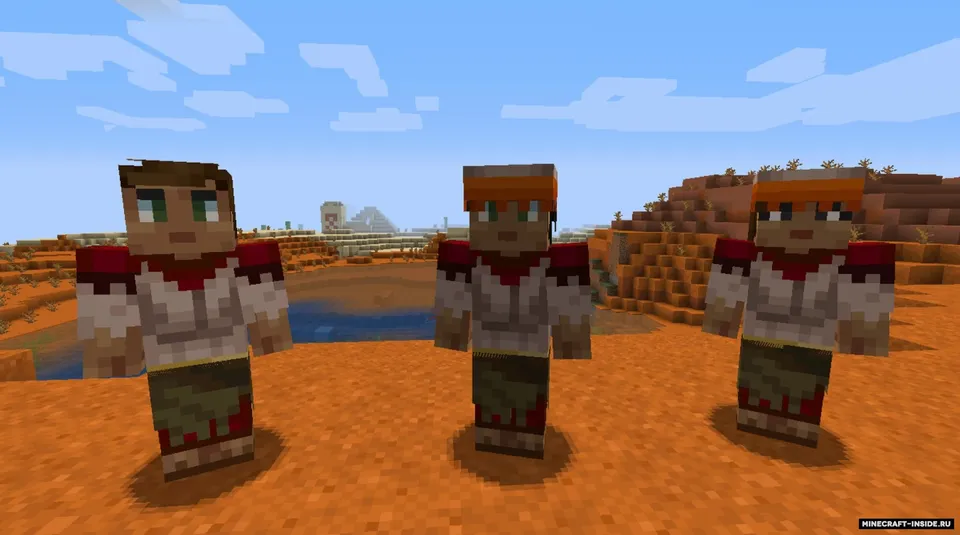 Human/Player Villagers — Minecraft resurs pak, rasm 8