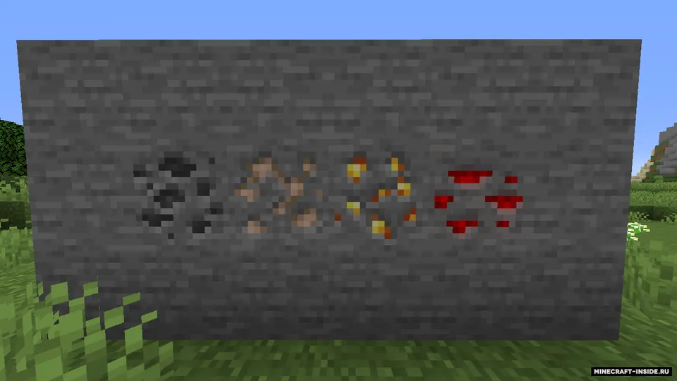 New ores textures — Minecraft resurs pak, rasm 4
