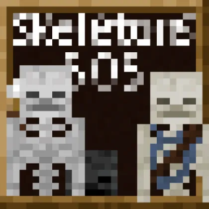 Skeletons 505 — Minecraft resurs pak, rasm 1