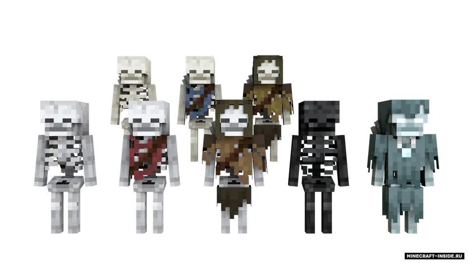 Skeletons 505 — Minecraft resurs pak, rasm 5