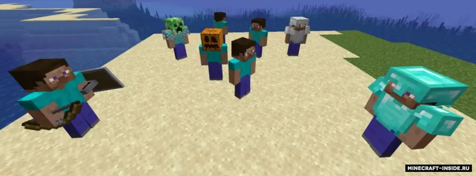 Steve Armor Stand — Minecraft resurs pak, rasm 2