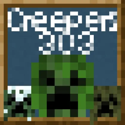 Creepers 303 — Minecraft resurs pak, rasm 1