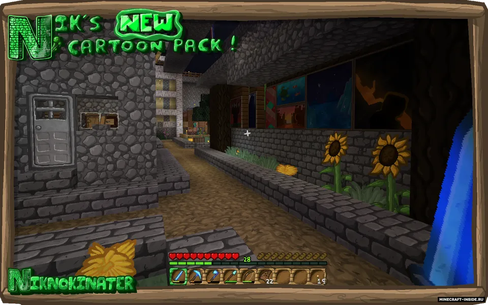 Nik's New Cartoon — Minecraft resurs pak, rasm 2