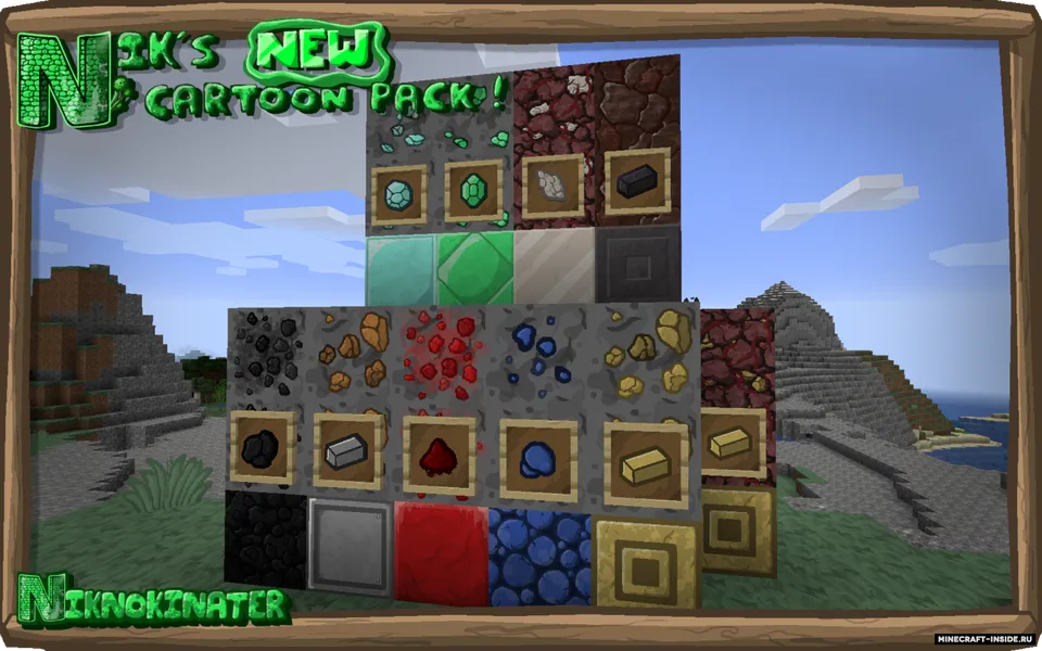 Nik's New Cartoon — Minecraft resurs pak, rasm 6