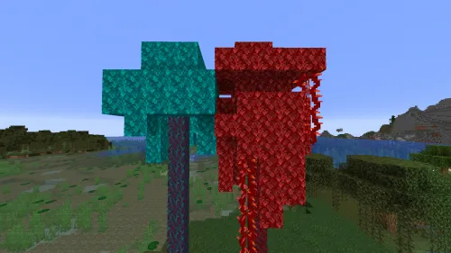 Nether Best Leaves — Minecraft resurs pak, rasm 1