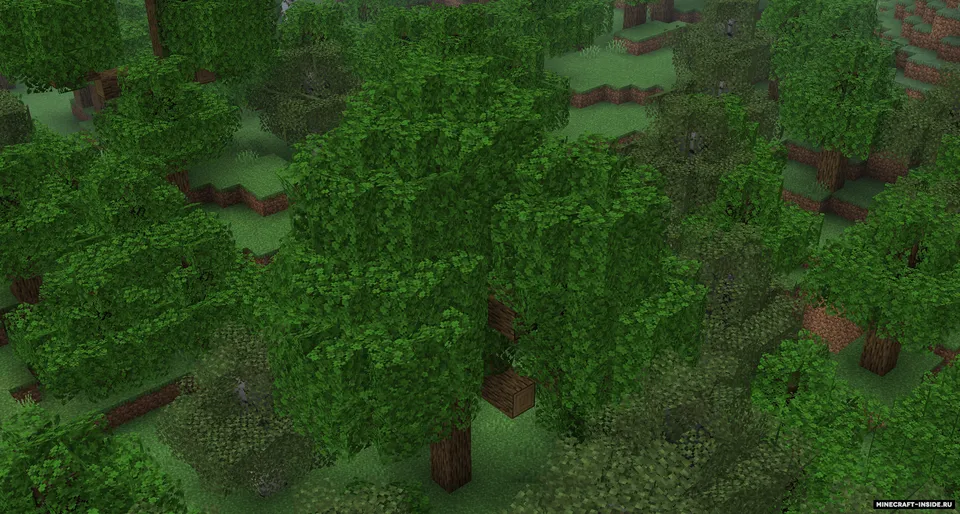 Rotating Leaves — Minecraft resurs pak, rasm 2