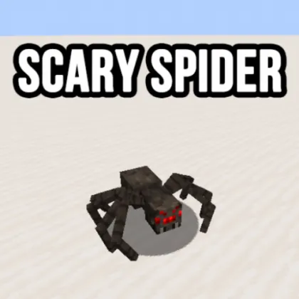 Scary Spider — Minecraft resurs pak, rasm 1