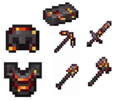 Better Netherite Armor and Weapons — Minecraft resurs pak, rasm 1