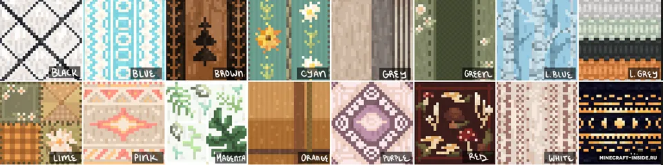 Nox's Better Carpets — Minecraft resurs pak, rasm 3
