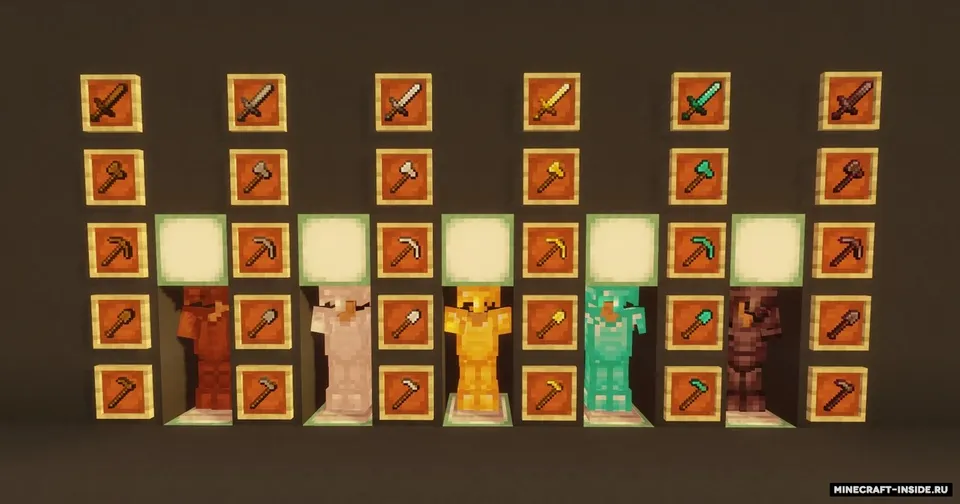 All Unique Tool Retextures — Minecraft resurs pak, rasm 6