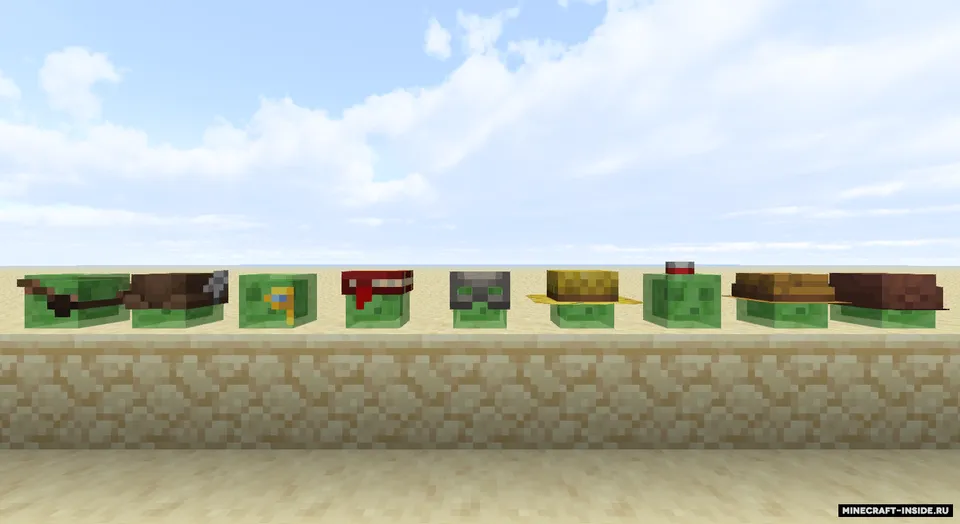Slimes with Hats — Minecraft resurs pak, rasm 4