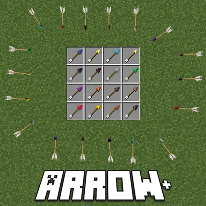 Arrow+ — Minecraft mod, rasm 1