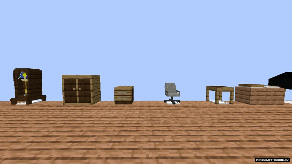 Mebel | Optifine — Minecraft resurs pak, rasm 6