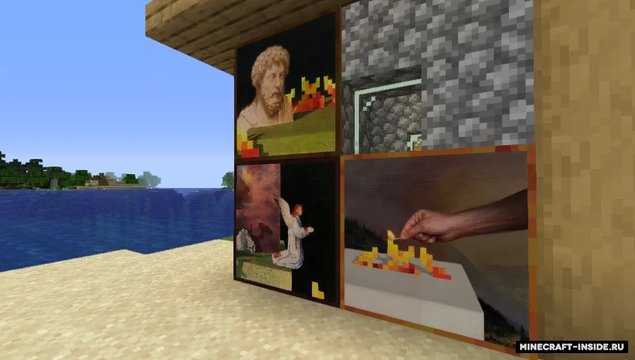 Paintings Unpixelated — Minecraft resurs pak, rasm 3