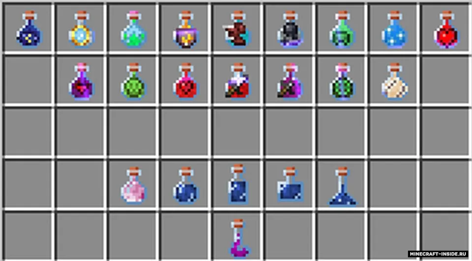 Icons Potions — Minecraft resurs pak, rasm 2