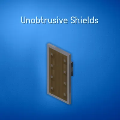 Better Unobstrusive Shields — Minecraft resurs pak, rasm 1
