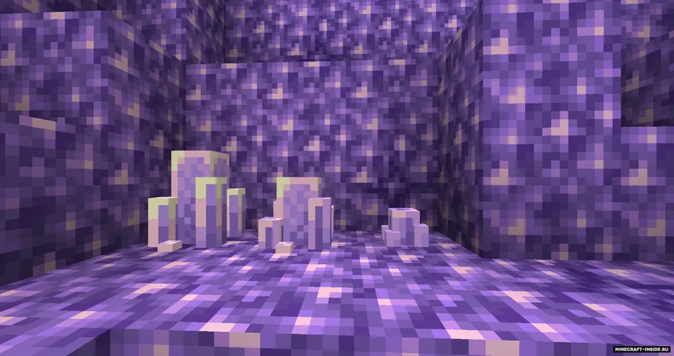 Three Dimensional Amethyst Crystals — Minecraft resurs pak, rasm 2