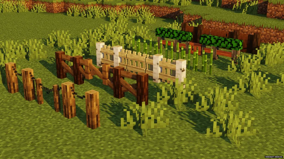 Fences+ — Minecraft resurs pak, rasm 2