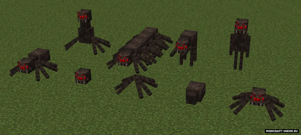 Cursed Spiders — Minecraft resurs pak, rasm 3