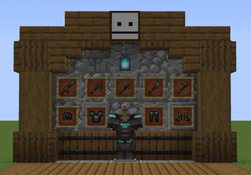 Netherite Armor Fix and Removed Helmets — Minecraft resurs pak, rasm 1