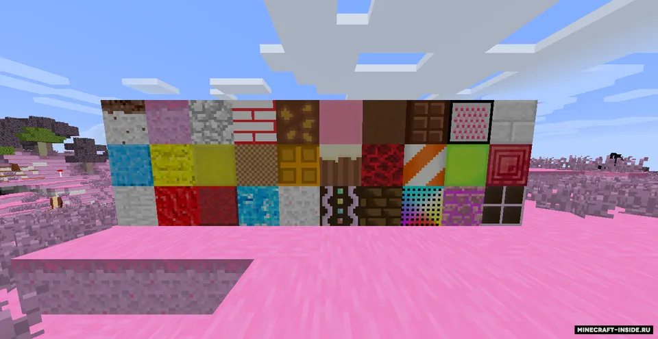 The world of sweets — Minecraft resurs pak, rasm 4