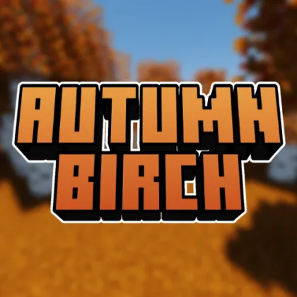 Autumn Birch — Minecraft resurs pak, rasm 1